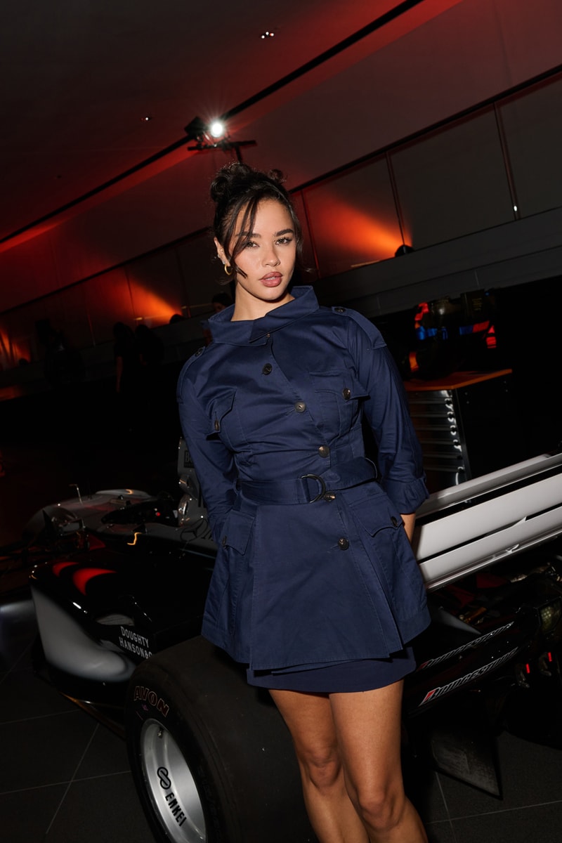 mclaren central saint martins runway designed to race front row louise mcewan collection collaboration piras students design dell technologies kojey radical ariana bravo technology center 