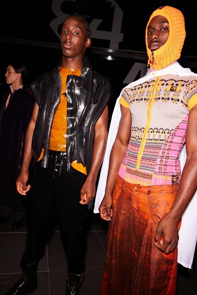mclaren central saint martins runway designed to race front row louise mcewan collection collaboration piras students design dell technologies kojey radical ariana bravo technology center 