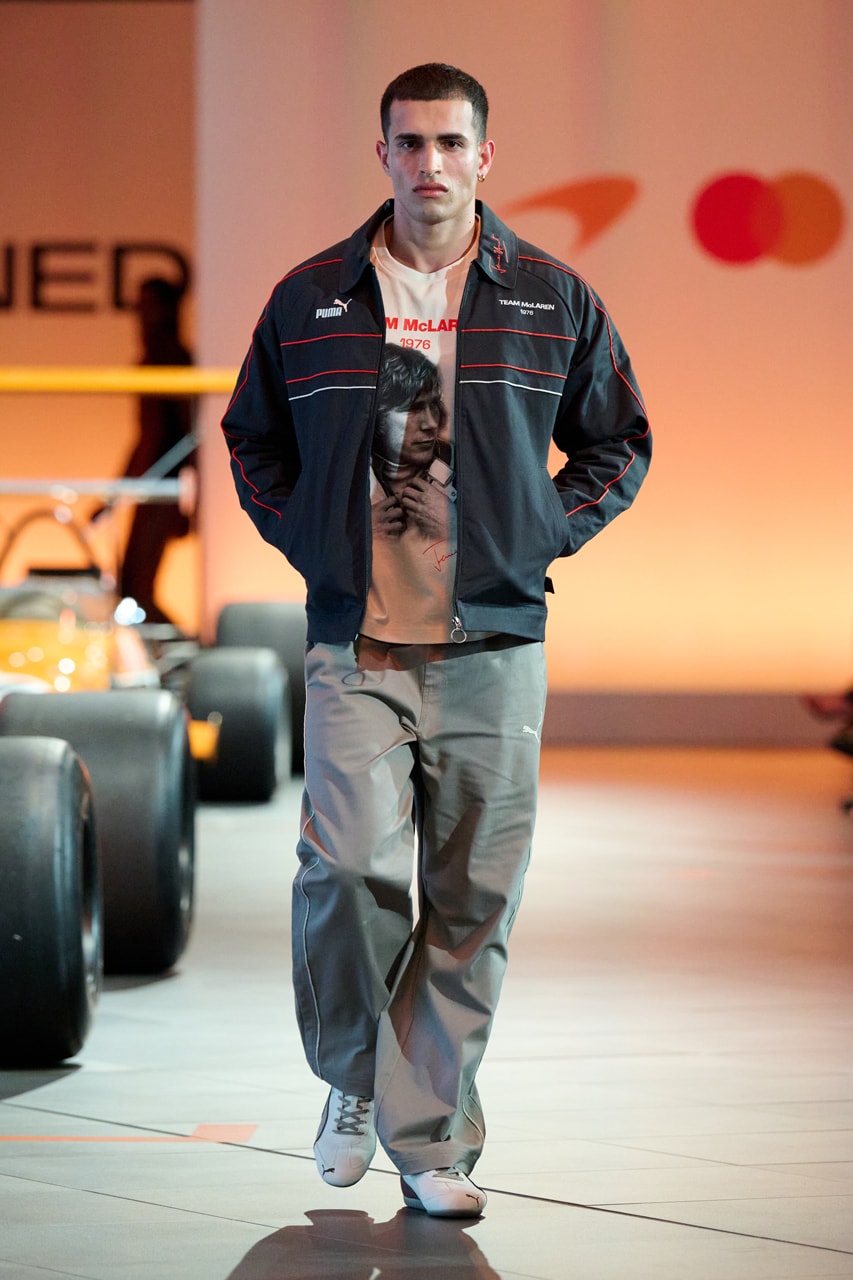 mclaren central saint martins runway designed to race front row louise mcewan collection collaboration piras students design dell technologies kojey radical ariana bravo technology center 