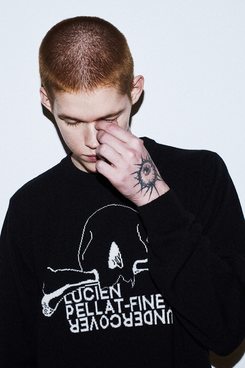 UNDERCOVER TAKAHIRO MIYASHITA Lucien Pellat-Finet Collaboration Cashmere Knit Sweater Release Info Tsuyoshi Noguchi