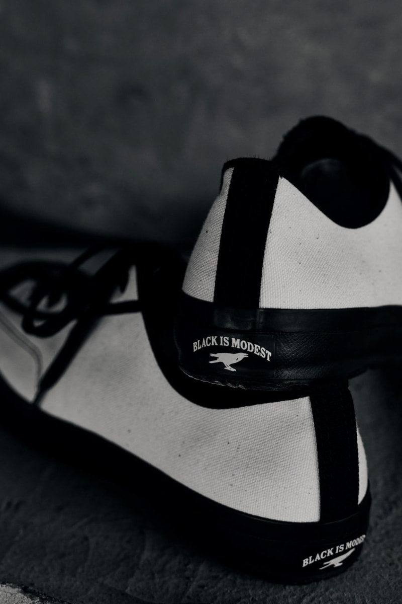 Yohji Yamamoto  S’YTE MOONSTAR Logo Cotton Canvas Sneakers GC/001 Black/White Collaboration Release Info