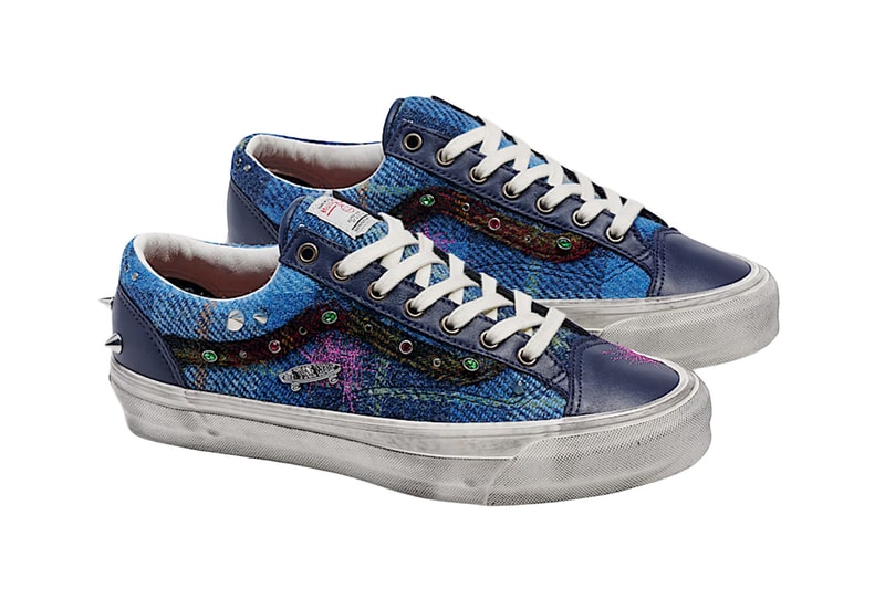 Harris Tweed Vans Premium  Slip-On Tweed Red/Blue VN000E96BJN Premium Loafer 53 Tweed Brown VN000Y8MCYL Premium Old Skool 36 Tweed Navy Blue VN000E8VBIP Release Info