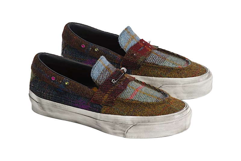 Harris Tweed Vans Premium  Slip-On Tweed Red/Blue VN000E96BJN Premium Loafer 53 Tweed Brown VN000Y8MCYL Premium Old Skool 36 Tweed Navy Blue VN000E8VBIP Release Info