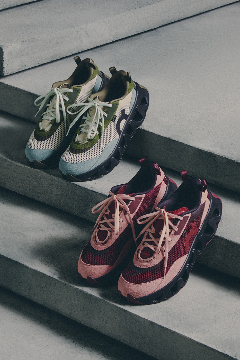 Kith On K-Tech 3  Black Ivory/Storm  K-Tech 2 Ruby/Ox Grain/Taiga K-Tech 1 Shark/Ox Sneaker Collaboration Fall 2026 Release Info 
