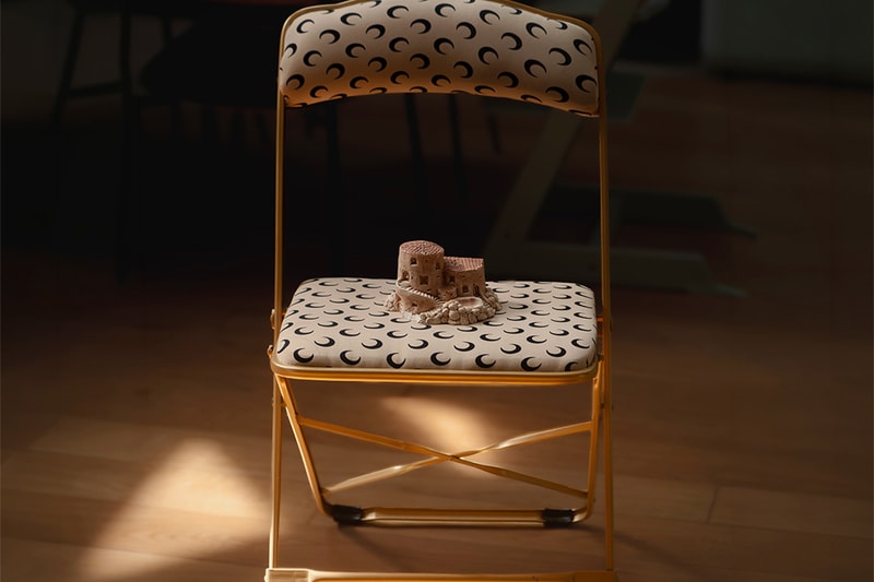 Marine Serre and Chaisor Reinterpret French Folding Chair with Signature Crescent Moon Motifs