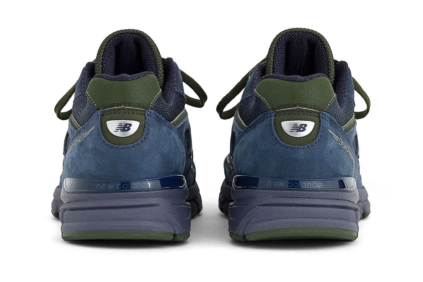 New Balance 990v4 Made in USA "Navy/Meteorite" Release InfoNB Navy/Meteorite-Kombu U990BG4
