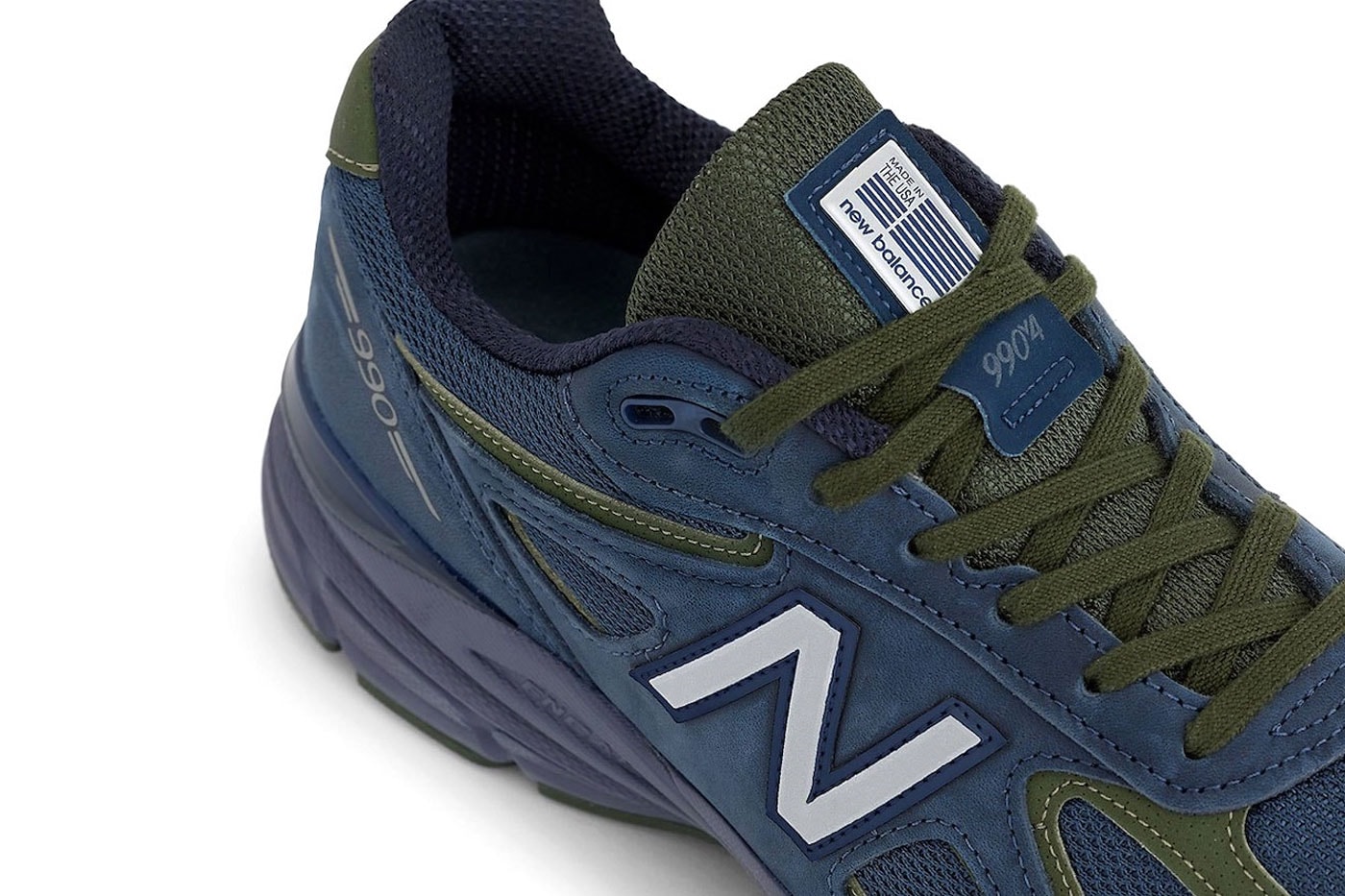 New Balance 990v4 Made in USA "Navy/Meteorite" Release InfoNB Navy/Meteorite-Kombu U990BG4