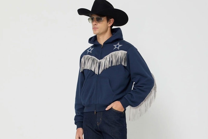 Austin Post and the Dallas Cowboys Reunite for Western-Inspired Apparel Collection post malone collaboration fringe suede 
