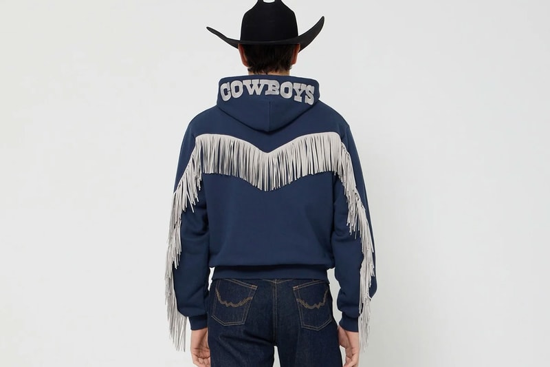 Austin Post and the Dallas Cowboys Reunite for Western-Inspired Apparel Collection post malone collaboration fringe suede 