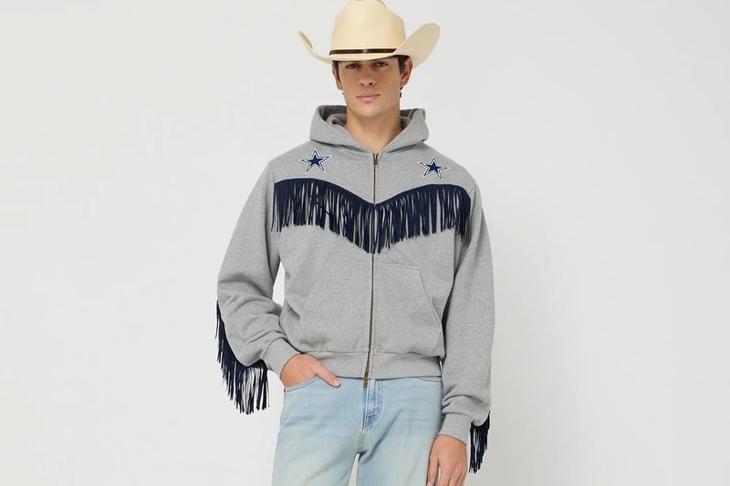 Austin Post and the Dallas Cowboys Reunite for Western-Inspired Apparel Collection post malone collaboration fringe suede 