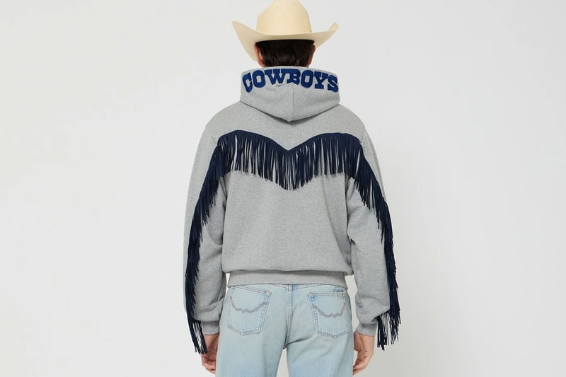 Austin Post and the Dallas Cowboys Reunite for Western-Inspired Apparel Collection post malone collaboration fringe suede 