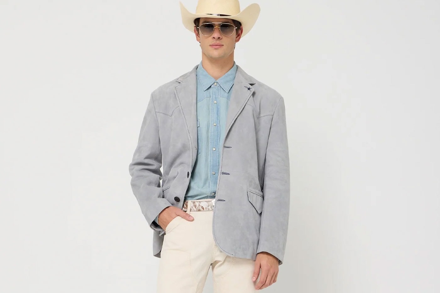 Austin Post and the Dallas Cowboys Reunite for Western-Inspired Apparel Collection post malone collaboration fringe suede 