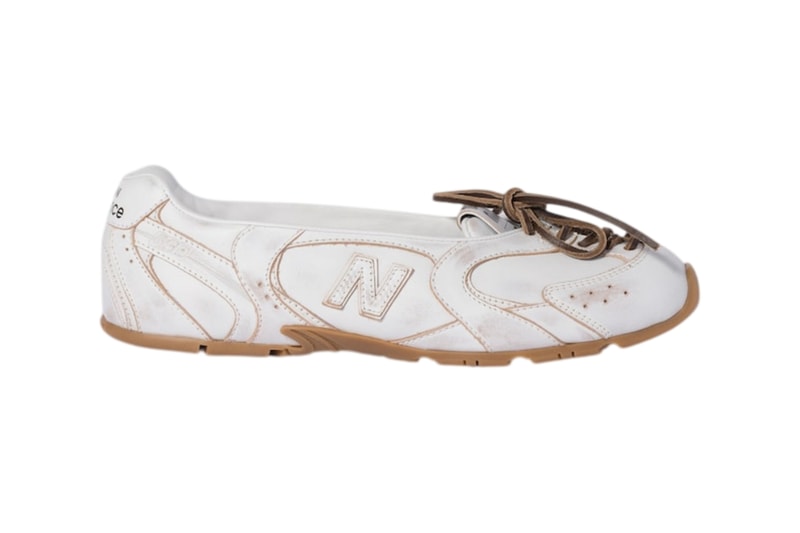 Miu Miu New Balance 530 SL Deco Leather Delave Suede Ballerinas 5F846E Z5O F0401 F 005 5F846E 3F33 F0009 F 005 Release Info