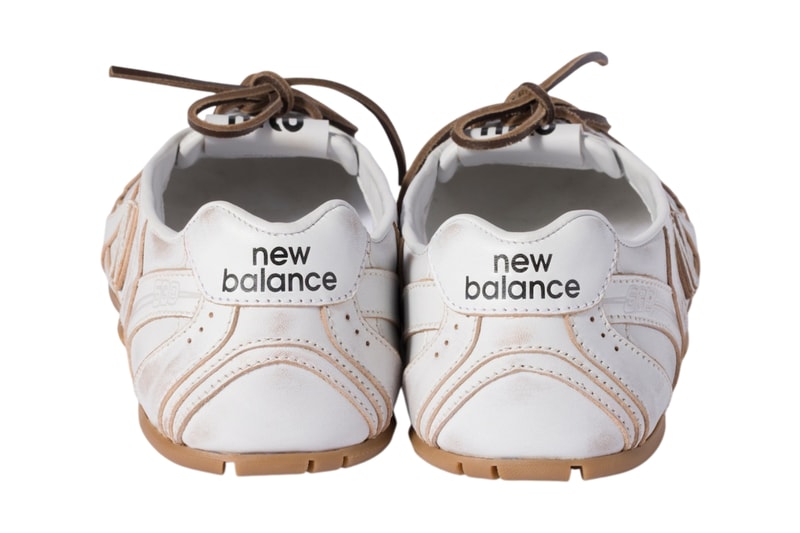 Miu Miu New Balance 530 SL Deco Leather Delave Suede Ballerinas 5F846E Z5O F0401 F 005 5F846E 3F33 F0009 F 005 Release Info