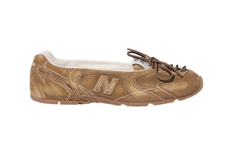 Miu Miu New Balance 530 SL Deco Leather Delave Suede Ballerinas 5F846E Z5O F0401 F 005 5F846E 3F33 F0009 F 005 Release Info