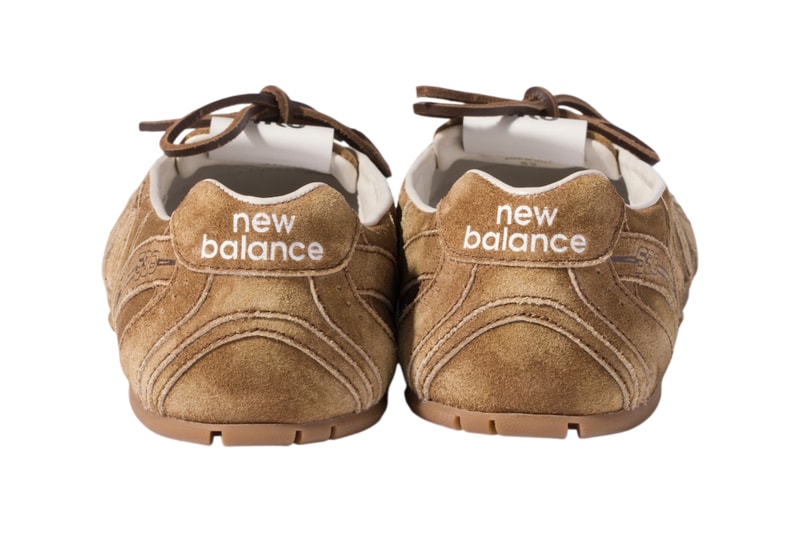 Miu Miu New Balance 530 SL Deco Leather Delave Suede Ballerinas 5F846E Z5O F0401 F 005 5F846E 3F33 F0009 F 005 Release Info