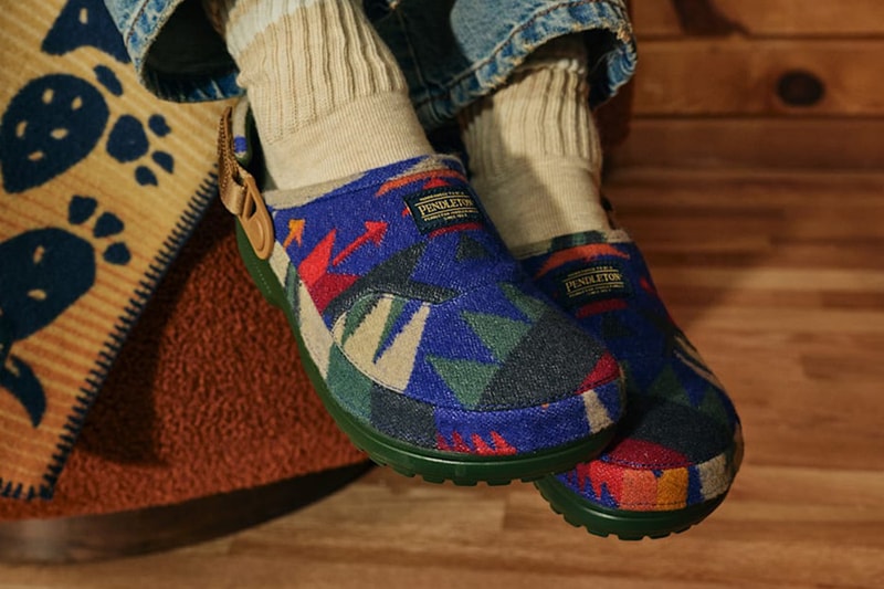Pendleton and Crocs Wrap the "Nehalem" and "Tucson" Clogs in Fleece and Virgin Wool