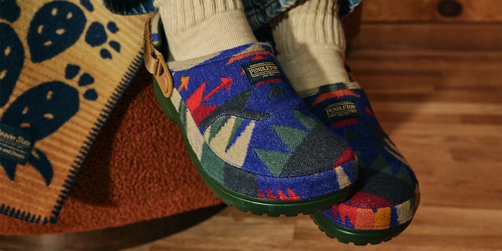 Pendleton and Crocs Wrap the "Nehalem" and "Tucson" Clogs in Fleece and Virgin Wool