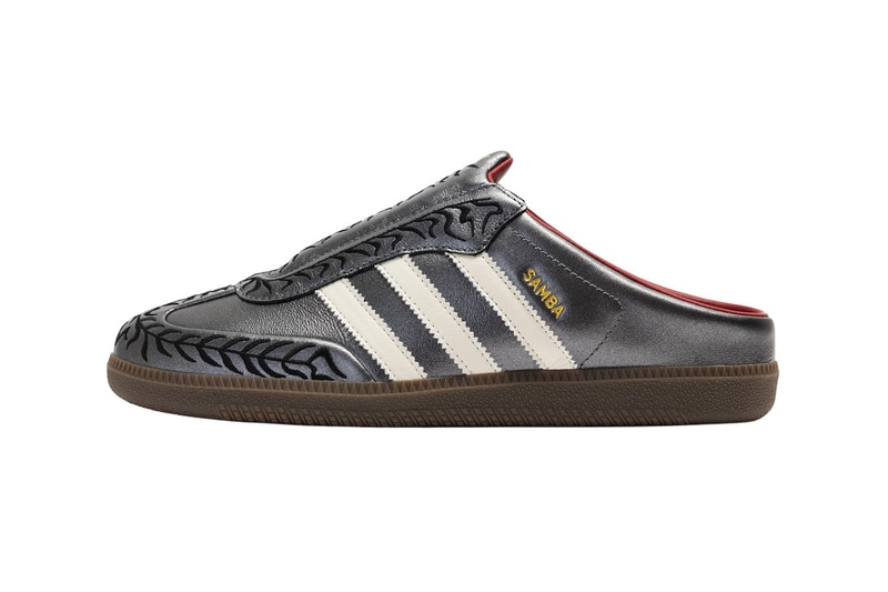 VegNonVeg x adidas Originals Samba Mule Black Silver HP4921 HQ2795 Release Info