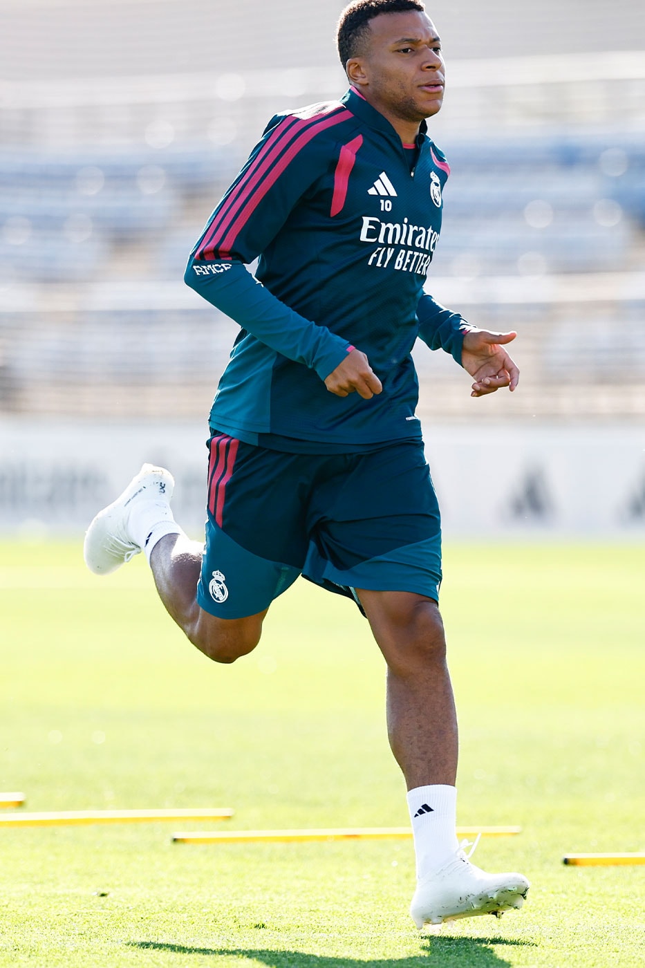 Kylian Mbappé Debuts On's First-Ever Football Boot in Real Madrid Training depart nike soccer french