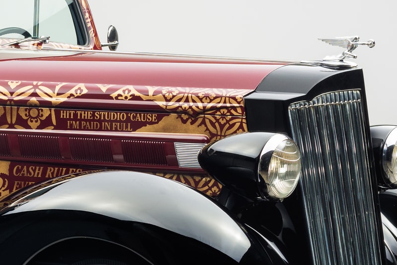 shepard fairey obey giant art car artworks prints cart department free parking exhibition