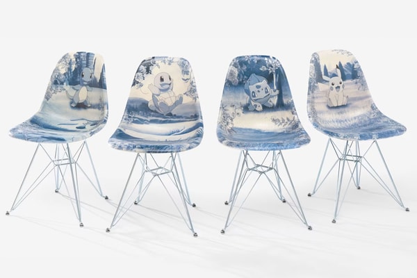 100 Thieves Drops Porcelain-Style Pokémon Chairs Hand-Built by Modernica