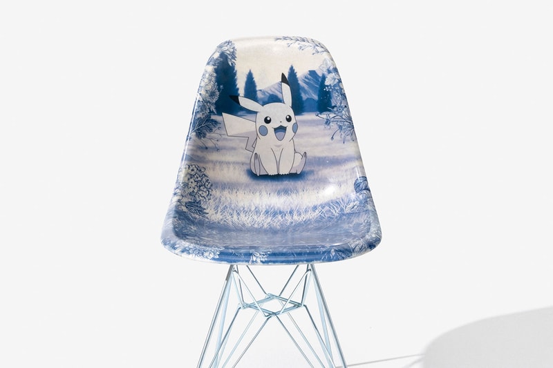 100 Thieves Drops Porcelain-Style Pokémon Chairs Hand-Built by Modernica