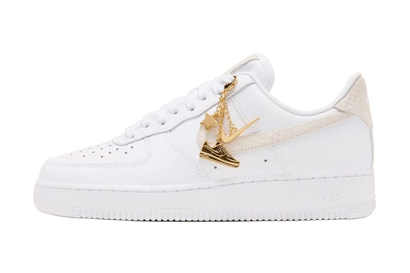 Nike Dresses Up This Air Force 1 Low in Snakeskin and a Trio of Gold Charms