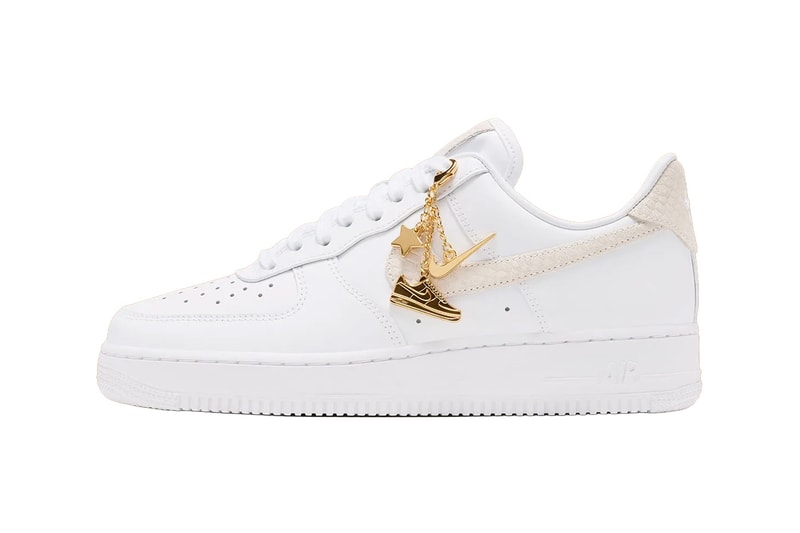 Nike Air Force 1 Low Gold Charms IZ8908-100 Official Images