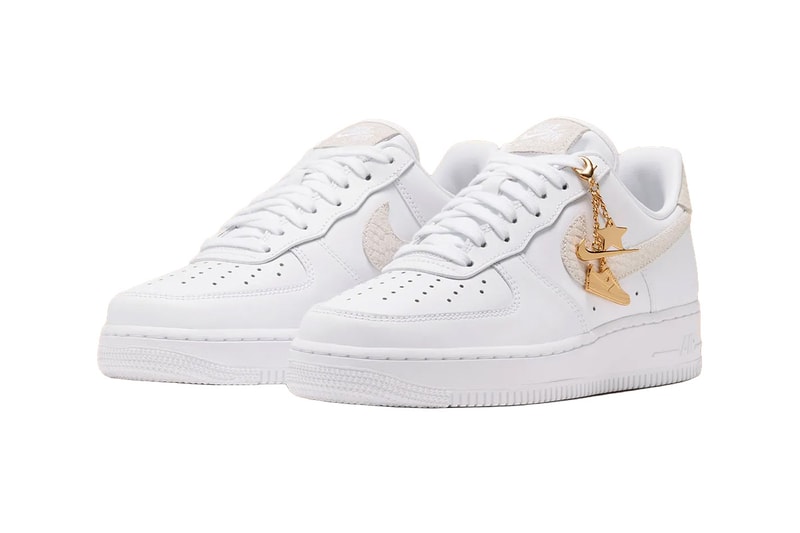 Nike Air Force 1 Low Gold Charms IZ8908-100 Official Images