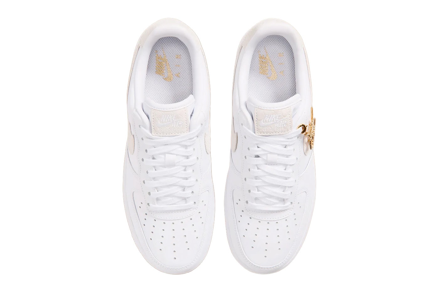 Nike Air Force 1 Low Gold Charms IZ8908-100 Official Images