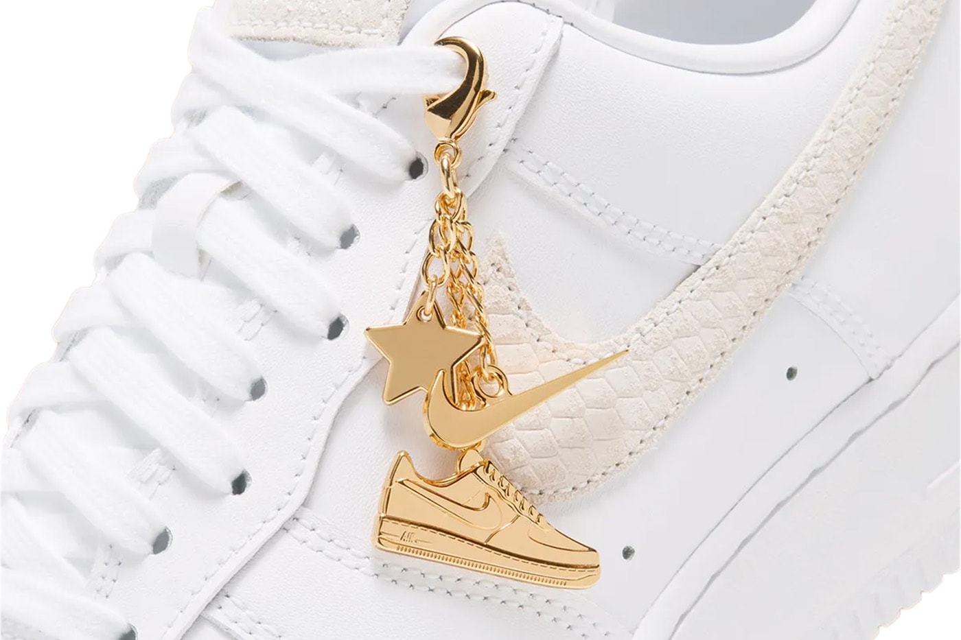 Nike Air Force 1 Low Gold Charms IZ8908-100 Official Images