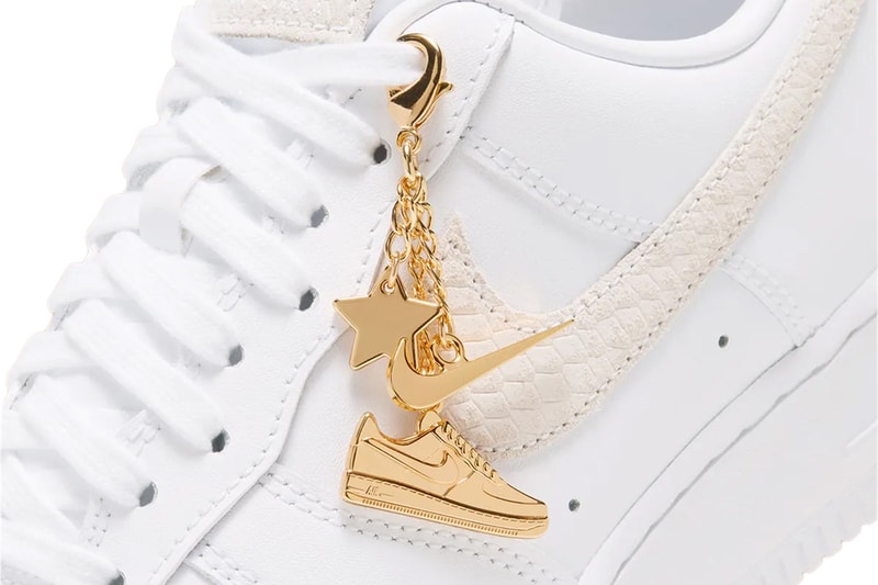 Nike Air Force 1 Low Gold Charms IZ8908-100 Official Images