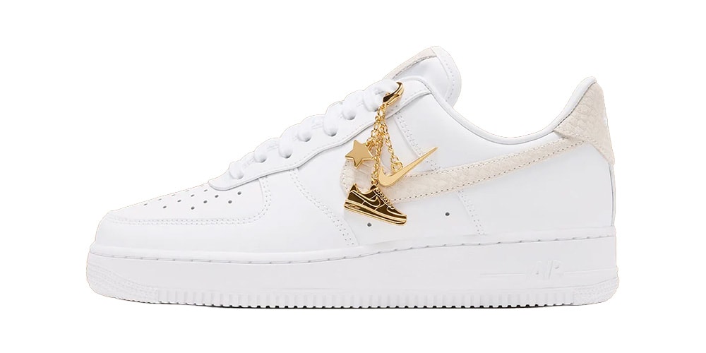 Nike Dresses Up This Air Force 1 Low in Snakeskin and a Trio of Gold Charms