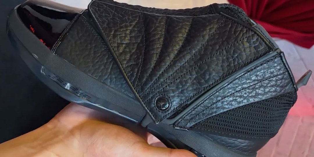 Air Jordan 16 "Black Pack" Receives an Official October Release Date