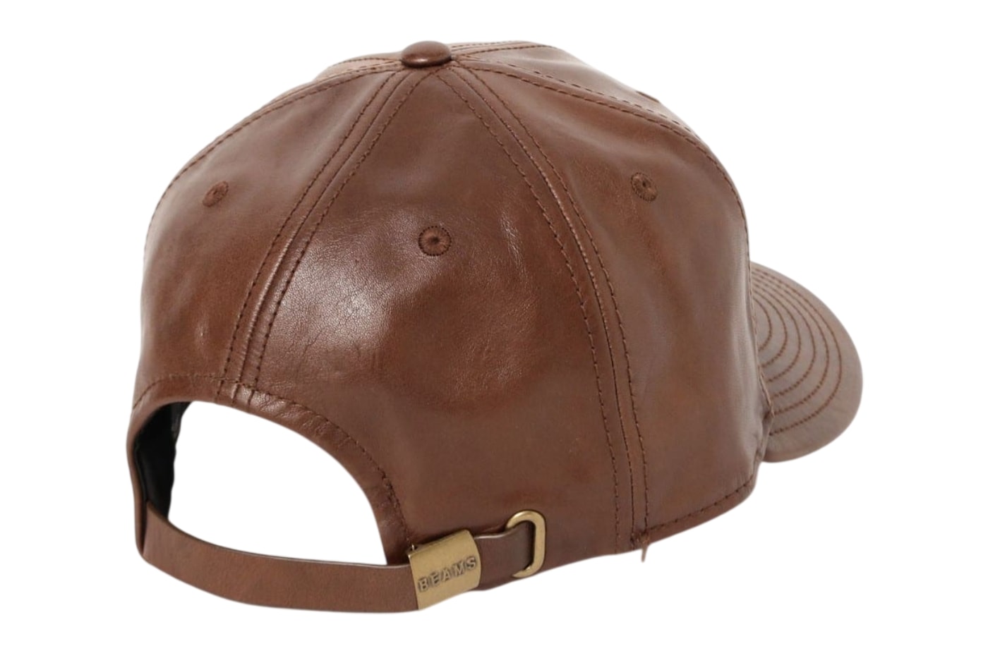 BEAMS New Era PC-9FIFTY Leather Cap brown black Release Info