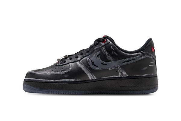 Nike Air Force 1 Low "Ghostface Black" Release Info Black/Gym Red-Summit White 