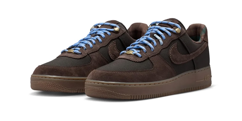 Nike Toughens Up the Air Force 1 Low Workboot "Shadow Brown" With Rope Laces and Gold Hardware
