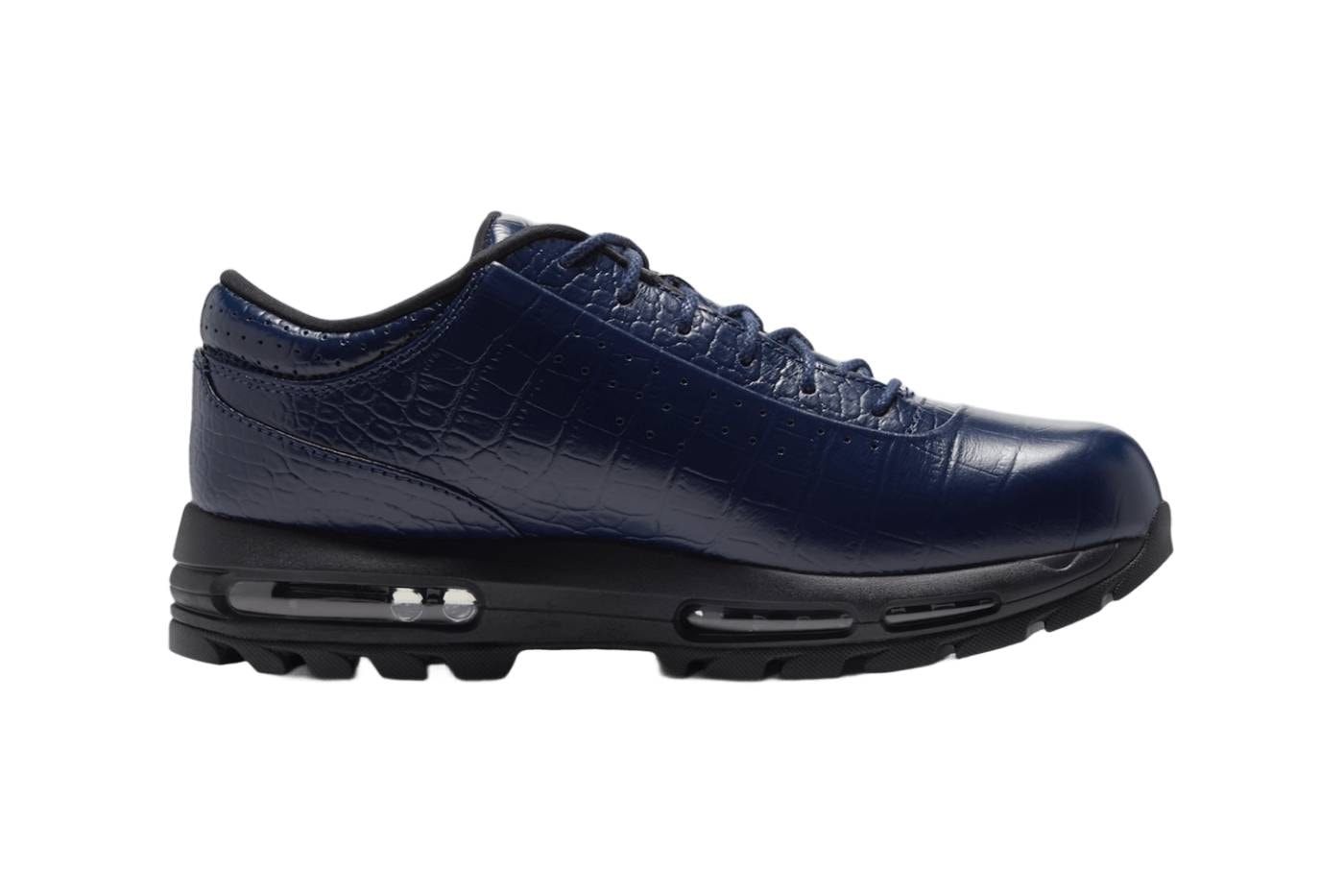 Nike Air Max Goadome Low Navy Croc Black Croc IV4517-400 IV4517-001 Release Info 