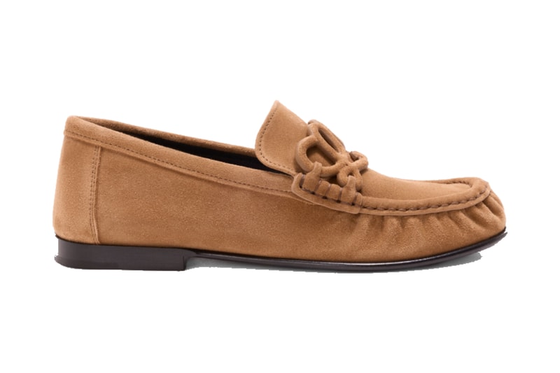 LOEWE Double L Loafer suede soft calfskin black dark chocolate caramet latte deep purple LOVL290X02-6417 9517 0315 LOVL290X03-1100 Release Info