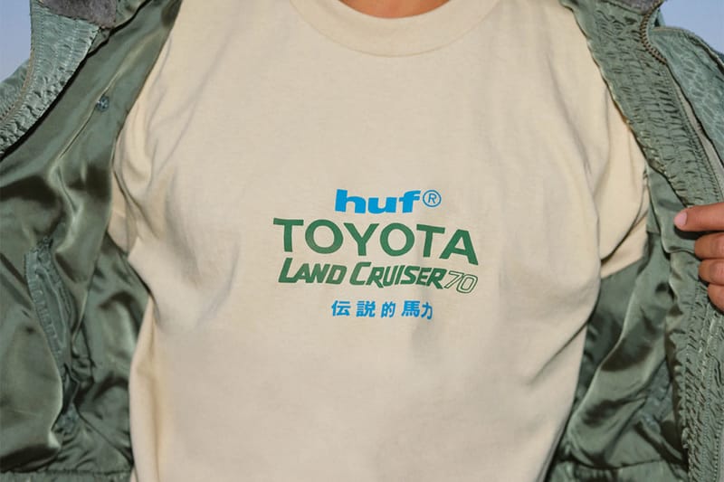 HUF x Toyota Land Cruiser's Second Collection Pulls From Vintage Vehicle Catalogs