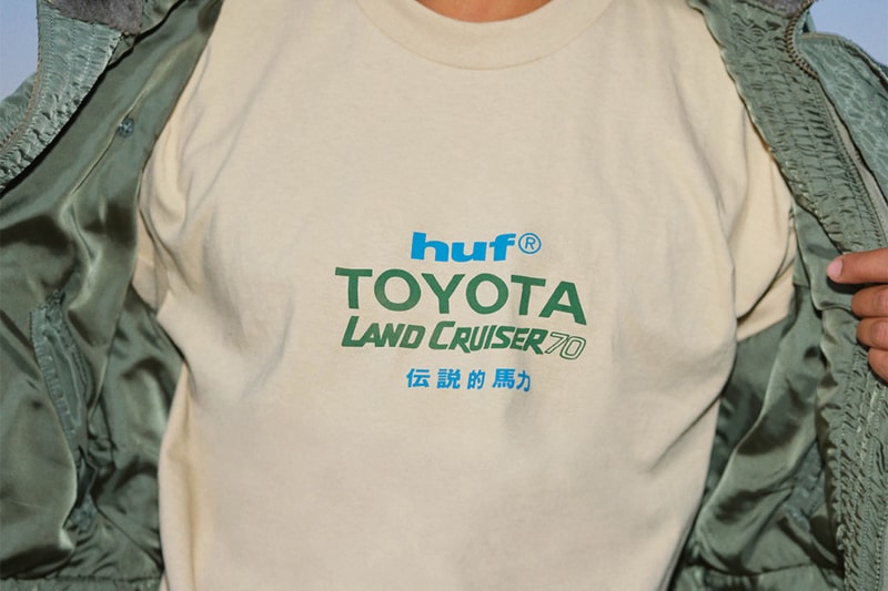 HUF and Toyota Launch Second Land Cruiser Apparel Collection