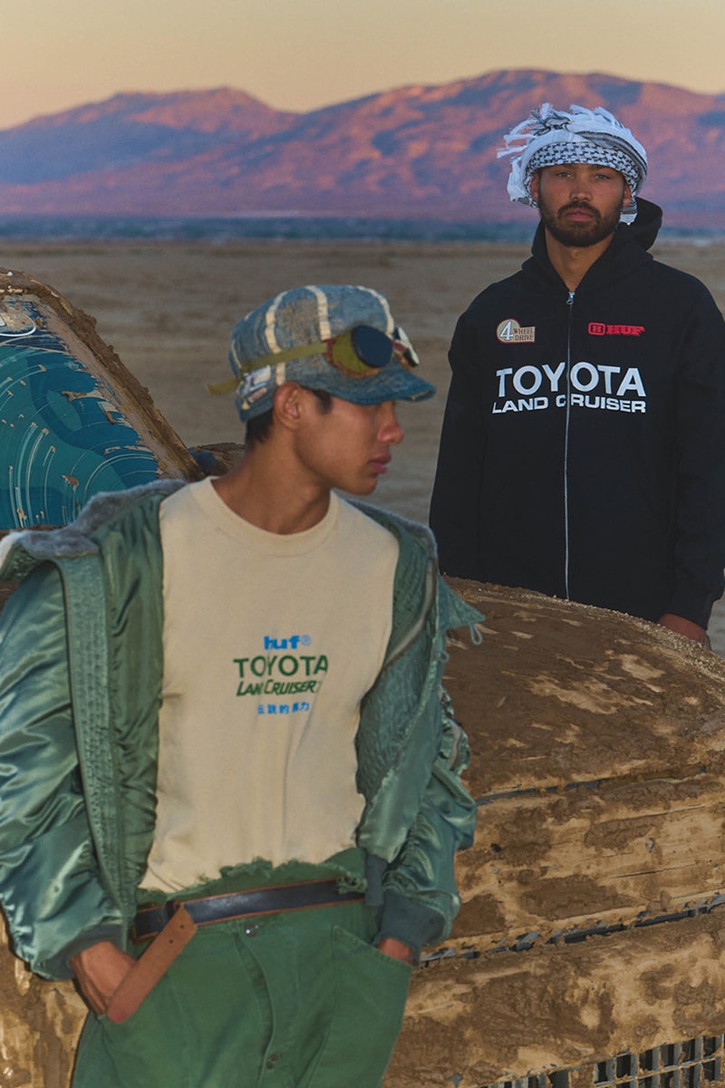 HUF Toyota Land Cruiser Collaboration collection Release Info