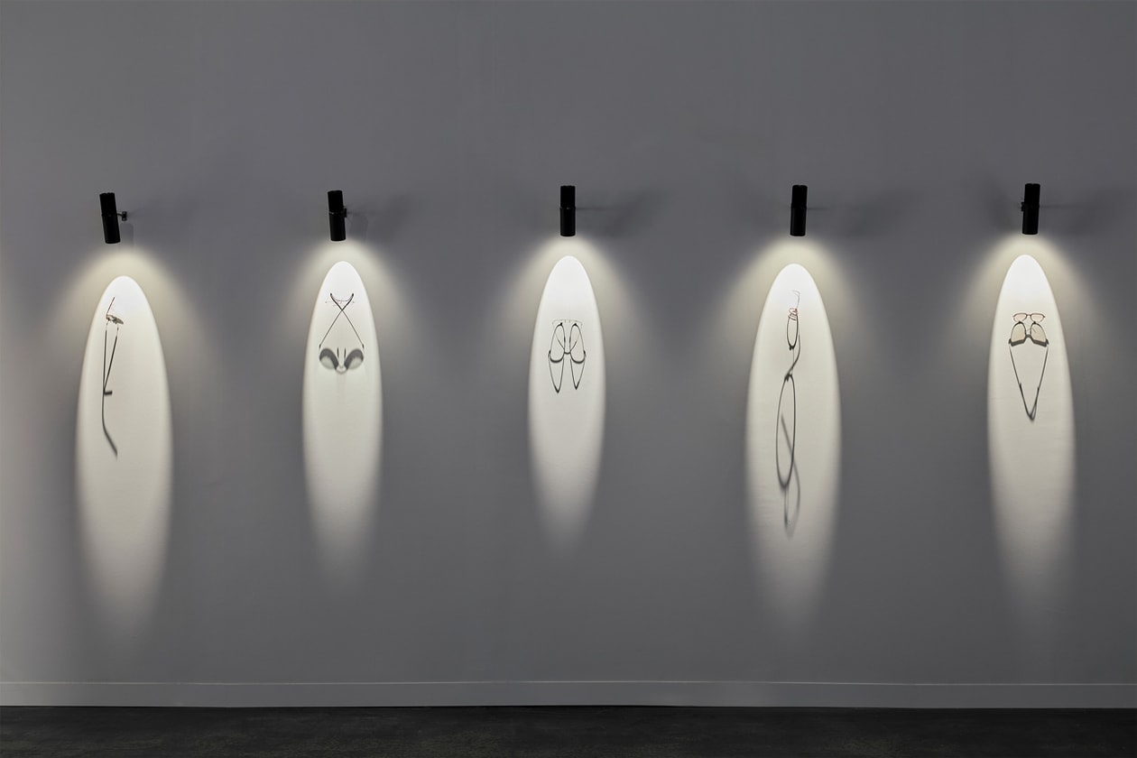 lindberg armory show new york 2026 artist fabrizio corneli installation eyewear light shadows sculpture seed eyecatcher gallery booth walls globe kering 