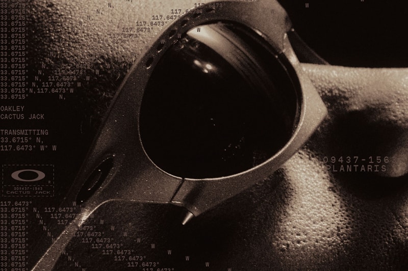 Travis Scott and Oakley Debut Cactus Jack x Oakley Chapter 001 collaboration prizm eyewear accessories