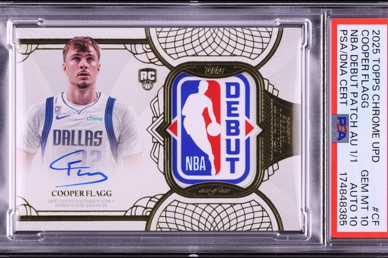 Cooper Flagg's 1-of-1 Rookie Card Just Sold for $8M USD, the Third-Highest NBA Card Sale Ever