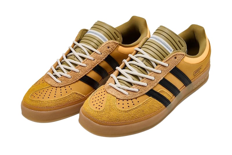 Check Out Official Images of the Bad Bunny x adidas Gazelle Indoor "Solar Gold"