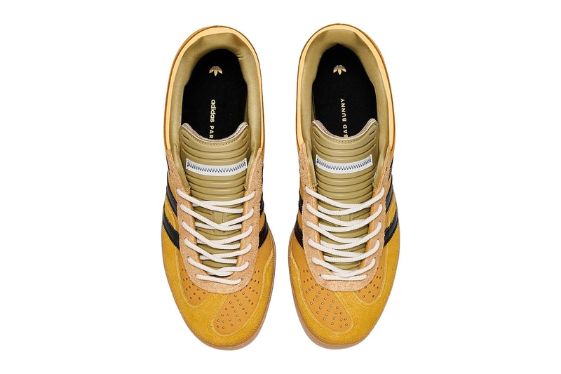 Bad Bunny adidas Gazelle Indoor Solar Gold KI2592 Official Images Release Info
