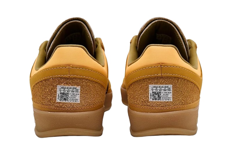 Bad Bunny adidas Gazelle Indoor Solar Gold KI2592 Official Images Release Info