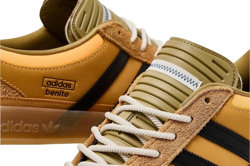 Bad Bunny adidas Gazelle Indoor Solar Gold KI2592 Official Images Release Info